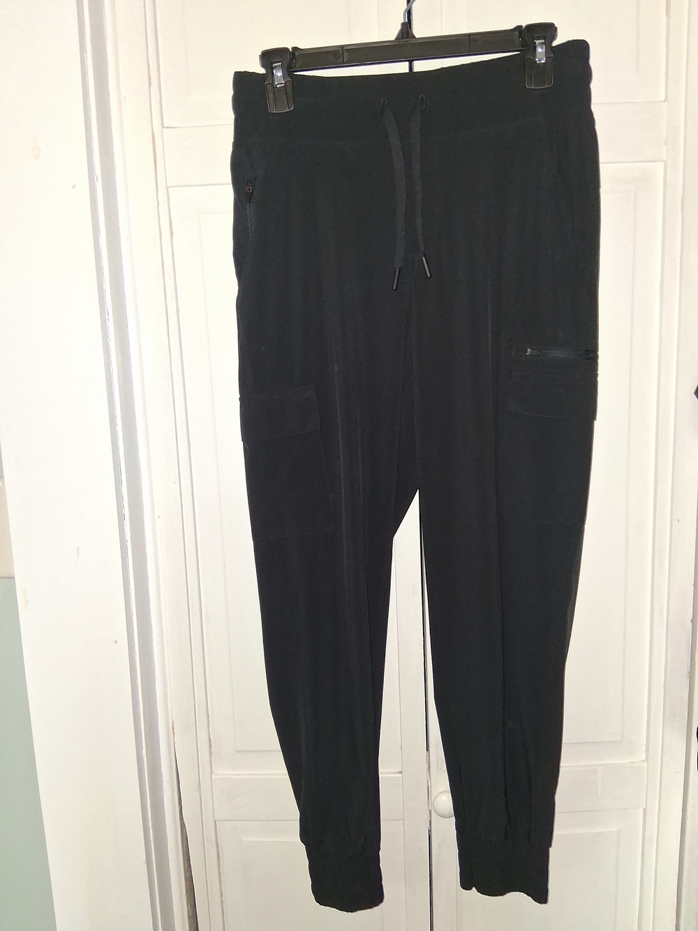 all in motion Black Cargo Jogger Pants with Drawstring